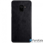 کیف چرمی نیلکین Nillkin Qin Leather Case Samsung Galaxy A8 2018