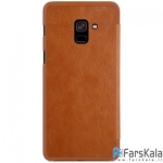 کیف چرمی نیلکین Nillkin Qin Leather Case Samsung Galaxy A8 2018