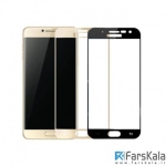 محافظ صفحه نمایش شیشه ای با پوشش کامل Glass Full Cover Samsung Galaxy C7 Pro