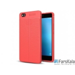 قاب ژله ای طرح چرم Auto focus Huawei P8 Lite