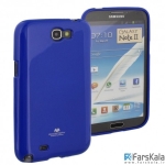 قاب محافظ ژله ای رنگی GOOSPERY MERCURY برای Samsung Galaxy Note 2