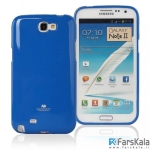 قاب محافظ ژله ای رنگی GOOSPERY MERCURY برای Samsung Galaxy Note 2