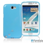 قاب محافظ ژله ای رنگی GOOSPERY MERCURY برای Samsung Galaxy Note 2