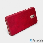 کیف چرمی نیلکین Nillkin Qin Leather Case Samsung Galaxy C7 2017