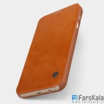 کیف چرمی نیلکین Nillkin Qin Leather Case Samsung Galaxy C7 2017