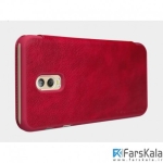 کیف چرمی نیلکین Nillkin Qin Leather Case Samsung Galaxy C7 2017