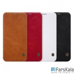 کیف چرمی نیلکین Nillkin Qin Leather Case Samsung Galaxy C7 2017