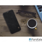 کیف چرمی نیلکین Nillkin Qin Leather Case Samsung Galaxy C7 2017