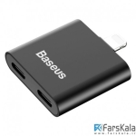 تبدیل 2 کاره لایتنینگ بیسوس مدل Baseus Ip to Double Ip Socket Adapter L39