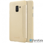 کیف نیلکین (Nillkin Sparkle Leather Case Samsung Galaxy A8 (2018