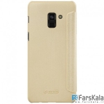 کیف نیلکین (Nillkin Sparkle Leather Case Samsung Galaxy A8 Plus (2018