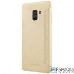 کیف نیلکین (Nillkin Sparkle Leather Case Samsung Galaxy A8 Plus (2018