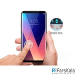 محافظ صفحه نمایش شیشه ای تمام صفحه Remo 3D Glass LG V30