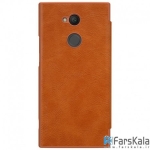 کیف چرمی نیلکین Nillkin Qin Leather Case Sony Xperia XA2 Ultra