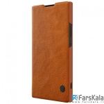 کیف چرمی نیلکین Nillkin Qin Leather Case Sony Xperia XA2 Ultra