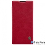 کیف چرمی نیلکین Nillkin Qin Leather Case Sony Xperia XA2 Ultra