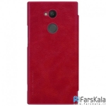 کیف چرمی نیلکین Nillkin Qin Leather Case Sony Xperia XA2 Ultra