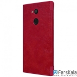 کیف چرمی نیلکین Nillkin Qin Leather Case Sony Xperia XA2 Ultra