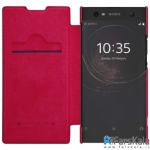 کیف چرمی نیلکین Nillkin Qin Leather Case Sony Xperia XA2 Ultra