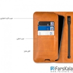 کیف چرمی و پاور بانک Zhuse ZS-PB-016 6800mAh Power Bank And Leather Bag