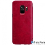 کیف چرمی نیلکین Nillkin Qin Leather Case Samsung Galaxy S9