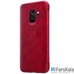 کیف چرمی نیلکین Nillkin Qin Leather Case Samsung Galaxy S9