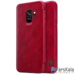 کیف چرمی نیلکین Nillkin Qin Leather Case Samsung Galaxy S9