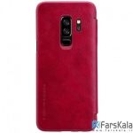 کیف چرمی نیلکین Nillkin Qin Leather Case Samsung Galaxy S9 Plus