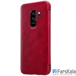 کیف چرمی نیلکین Nillkin Qin Leather Case Samsung Galaxy S9 Plus