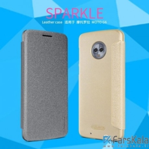 کیف نیلکین Nillkin Sparkle Leather Case Motorola Moto G6