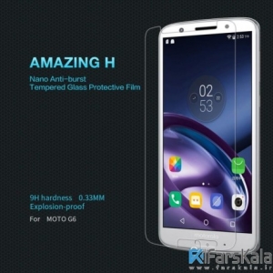 محافظ صفحه نمایش شیشه ای نیلکین Nillkin H Glass Motorola Moto G6