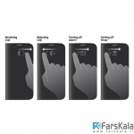 کیف هوشمند اصلی سامسونگ LED View Cover برای Samsung Galaxy S7 edge