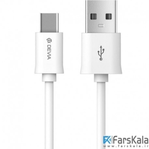 کابل تایپ سی شارژ و انتقال داده Devia Smart USB To Type-C Cable 1m