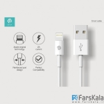 کابل لایتنینگ شارژ و انتقال داده  Devia Smart USB To Lightning Cable 1m
