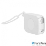 کابل لایتنینگ شارژ و انتقال داده  Momax Easy Link Lightning Retractable Cable 0.8m