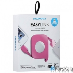 کابل لایتنینگ شارژ و انتقال داده  Momax Easy Link Lightning Retractable Cable 0.8m