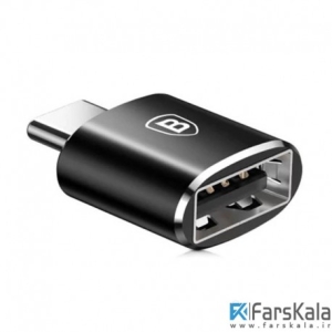 تبدیل تایپ سی به یو اس بی بیسوس Baseus USB Female to Type-C Male Adapter