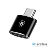 تبدیل تایپ سی به یو اس بی بیسوس Baseus USB Female to Type-C Male Adapter