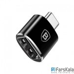 تبدیل تایپ سی به یو اس بی بیسوس Baseus USB Female to Type-C Male Adapter