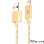 کابل لایتنینگ شارژ و انتقال داده  Hoco UPF03 Metal Knitted Charging Cable 1.2M