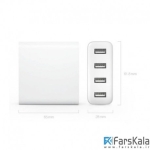 شارژر رو میزی 4 پورت شیائومی Xiaomi 4 Port Desktop Charger