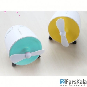 اسپیکر بلوتوث فن دار راک Rock Mini Bluetooth Speaker With Fan