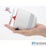 اسپیکر بلوتوث فن دار راک Rock Mini Bluetooth Speaker With Fan