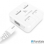 شارژر دیواری چهار پورت هوکو مدل Hoco UH402 Travel Charger