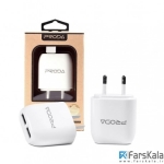 شارژر دیواری دو پورت ریمکس مدل Remax PRODA PR-U21 Travel Charger