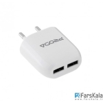 شارژر دیواری دو پورت ریمکس مدل Remax PRODA PR-U21 Travel Charger