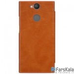 کیف چرمی نیلکین Nillkin Qin Leather Case Sony Xperia XA2