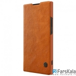 کیف چرمی نیلکین Nillkin Qin Leather Case Sony Xperia XA2
