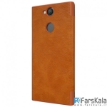کیف چرمی نیلکین Nillkin Qin Leather Case Sony Xperia XA2