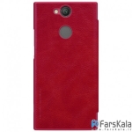 کیف چرمی نیلکین Nillkin Qin Leather Case Sony Xperia XA2